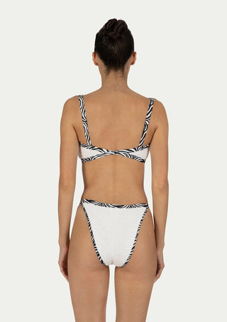  PARAMIDONNA Ava White Two-piece Swimsuit