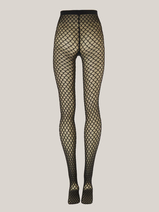  Wolford Velvet Net Tights Black