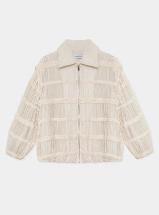  Laagam Kiara Ecru Bomber Jacket
