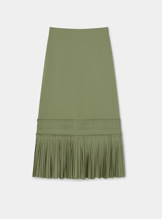  Laagam Leah Khaki Midi Skirt