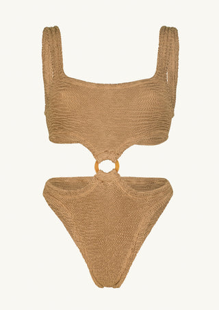  PARAMIDONNA Olivia Camel One-piece Swimsuit
