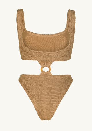 PARAMIDONNA Olivia Camel One-piece Swimsuit