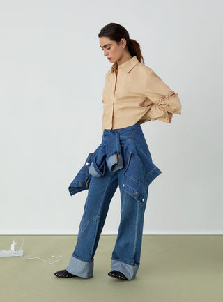  Laagam Muna Sand Cut-out Shirt