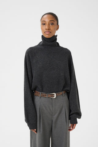  Gestuz Manzigz Deep Graphite Pullover