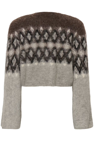 Gestuz Pullover Gzzarina Grey Multi Comb