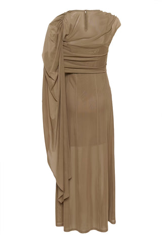gestuz one shoulder dress Gestuz Oda One Shoulder Dress in Butternut Leo