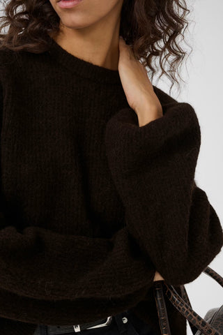 Gestuz Pullover Gzalpha Ganache Melange / Brown
