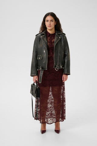  Gestuz Gzrylee Black Leather Jacket