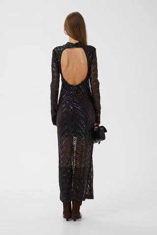 Abito in Paillettes Nero “Gzseyla”
