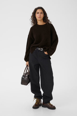 Gestuz Pullover Gzalpha Ganache Melange / Brown