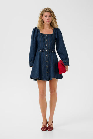 Gestuz Long Sleeve Denim Mini Dress