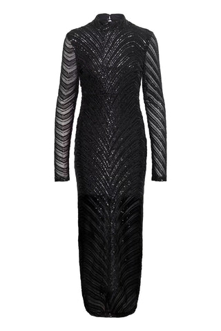 Abito in Paillettes Nero “Gzseyla”
