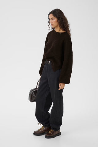 Gestuz Pullover Gzalpha Ganache Melange / Brown