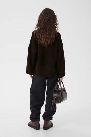 Gestuz Pullover Gzalpha Ganache Melange / Brown