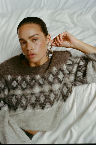 Gestuz Pullover Gzzarina Grey Multi Comb