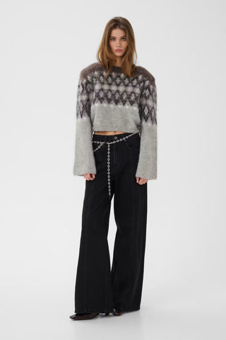 Gestuz Pullover Gzzarina Grey Multi Comb