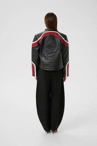  Gestuz Gzyvette Black Leather Jacket
