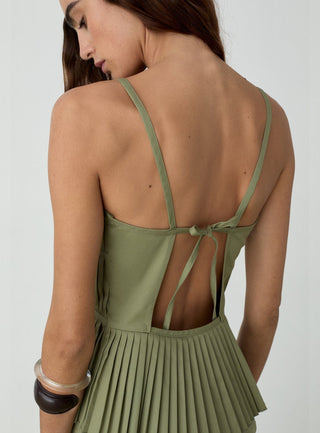  Laagam Alma Khaki Top
