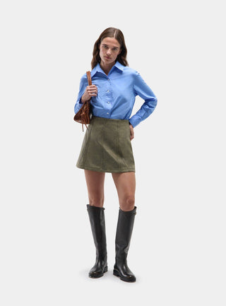  Laagam Judy Khaki Short Skirt