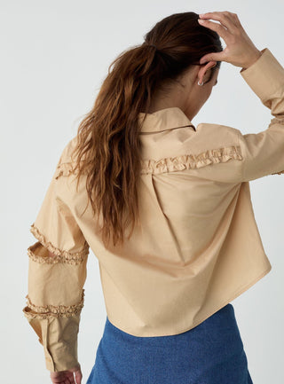  Laagam Muna Sand Cut-out Shirt