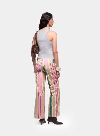  Laagam Leroy Brown Striped Twill Pants