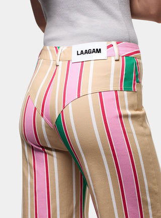  Laagam Leroy Brown Striped Twill Pants