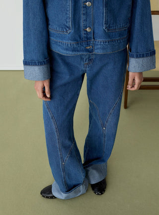  Laagam Dallas Indigo Denim Jeans