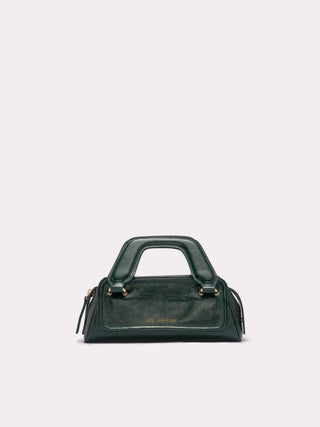  Aim Handmade in Italy Micro Olivia Soft Crinkled Bottle Green Bag