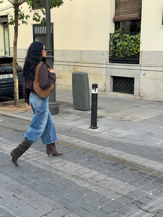  Mas1 Saco Suede Bag Camel