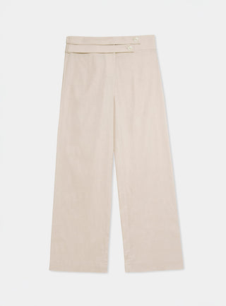  Laagam Camila Ecru Linen Pants