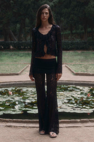  Insomnia Studio Lace Trousers Noir