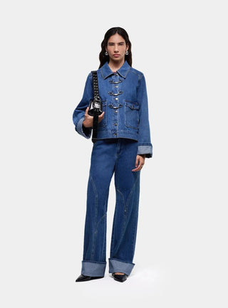  Laagam Dalston Indigo Denim Jacket