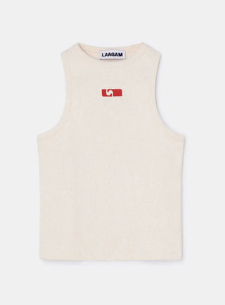  Laagam Ecru Tank Top