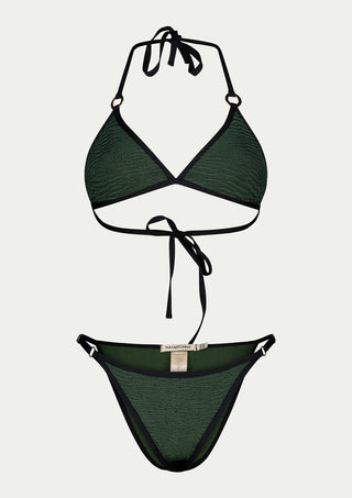  PARAMIDONNA Klara Forest Green Two-piece Swimsuit