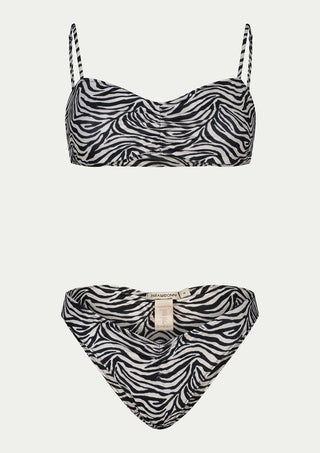  PARAMIDONNA Chica Zebra Two-piece Swimsuit