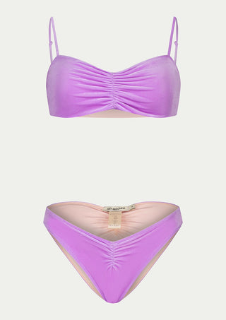  PARAMIDONNA Chica Velvet Violet Two-piece Swimsuit