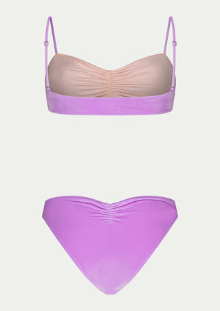  PARAMIDONNA Chica Velvet Violet Two-piece Swimsuit