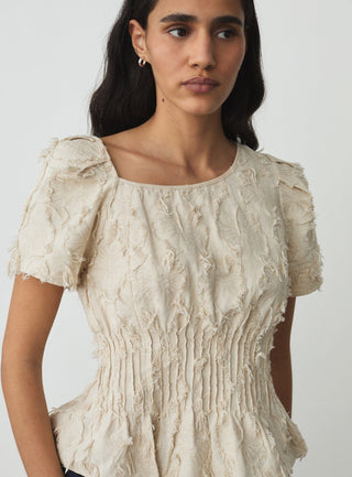  Laagam Vaiana Ecru Blouse