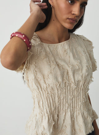  Laagam Vaiana Ecru Blouse
