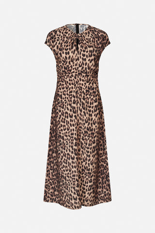  Baum und Pferdgarten Akeyla Brown Baum Leopard Dress