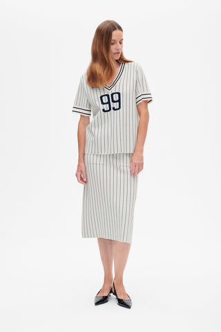  Baum und Pferdgarten Cannie Creme Navy Stripe Sweater
