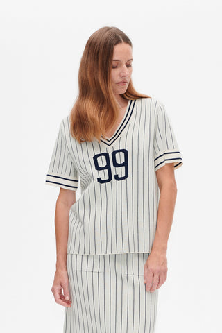  Baum und Pferdgarten Cannie Creme Navy Stripe Sweater
