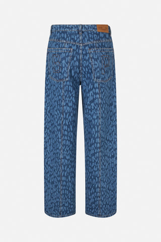  Baum und Pferdgarten Nara Leopard Vintage Blue Jeans