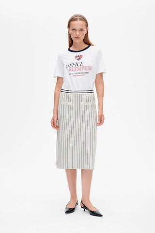 Baum Und Pferdgarten Skirt Celie Creme Navy