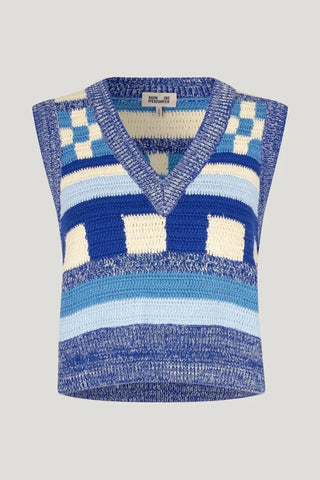 Baum Und Pferdgarten Top Cabot Blue/Cream