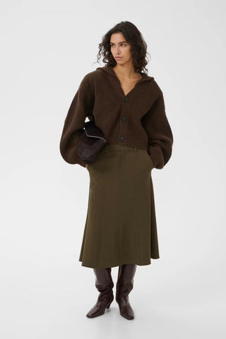 Gestuz Cardigan Gzkamina Slate Black / Brown