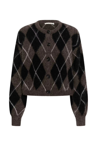 Gestuz Cardigan Gzsida Black/Chestnut/Ivory / Multi Color