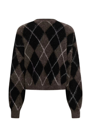Gestuz Cardigan Gzsida Black/Chestnut/Ivory / Multi Color