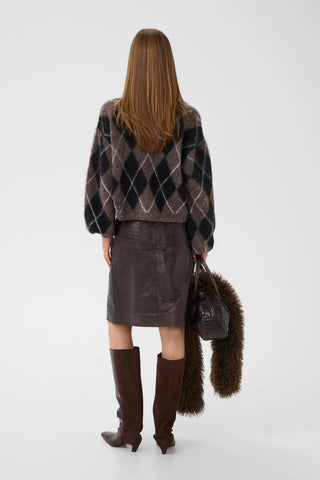 Gestuz Cardigan Gzsida Black/Chestnut/Ivory / Multi Color