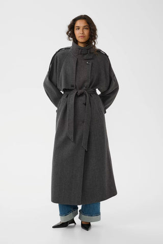 Gestuz Coat Gzavic Herringbone Black/Grey